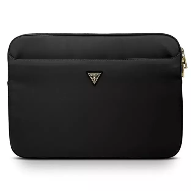 Guess Nylon Triangle Logo sleeve for a 13&quot  laptop - black