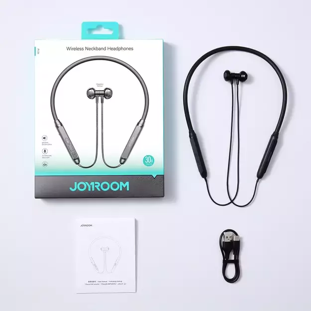 Joyroom JR-D8 Bluetooth Wireless Headphones with Headband - Black 7