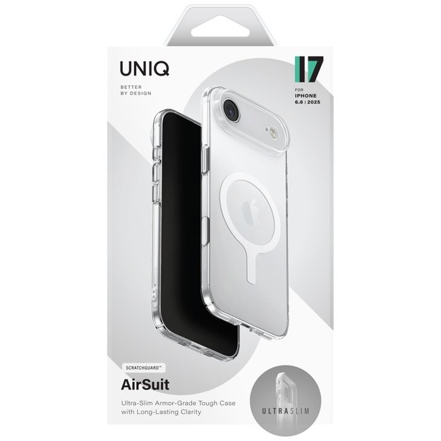 Uniq Airsuit Case for iPhone 17 Air Magclick Charging - Transparent 6