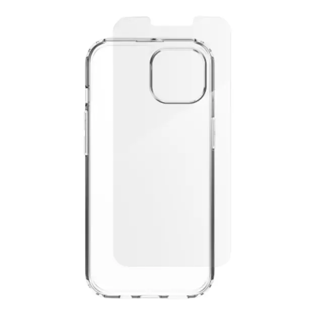 ZAGG IF Defense Bundle Case for iPhone 16e (2025) / 15 / 14 / 13 - Transparent