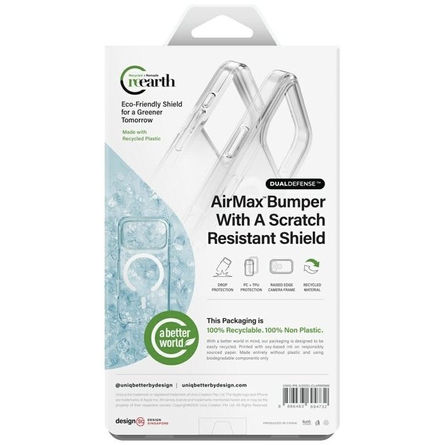 Uniq Clario Magclick Charging Case for iPhone 17 - Black 5