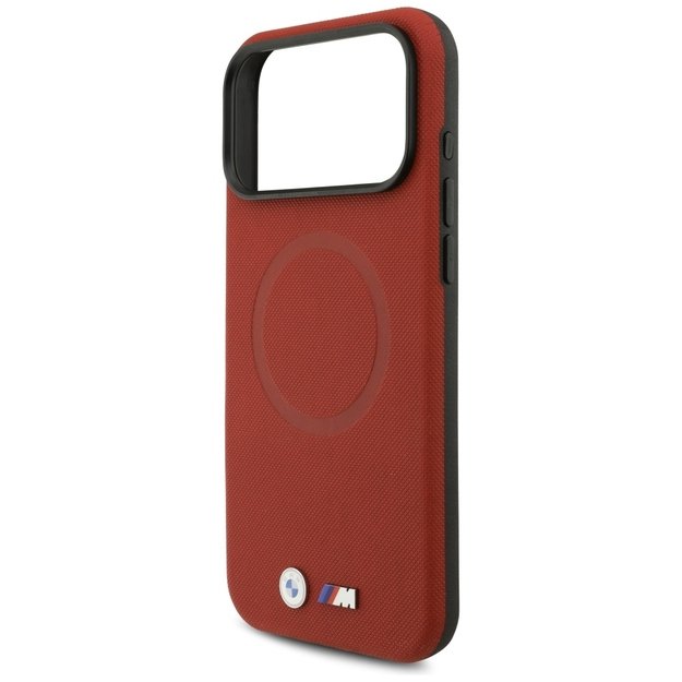 BMW M FW Metal Logo MagSafe Case for iPhone 17 Pro Max - Red 5