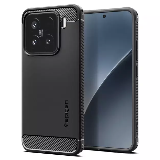 Spigen Rugged Armor case for Xiaomi 15 - matte black