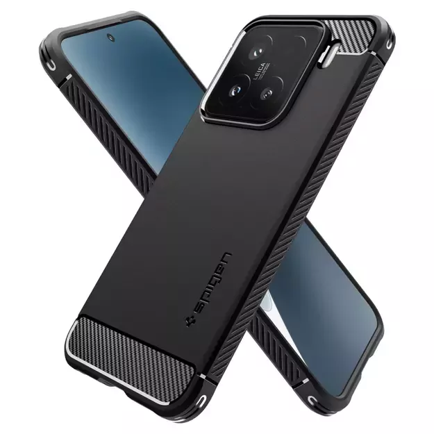 Spigen Rugged Armor case for Xiaomi 15 - matte black 23