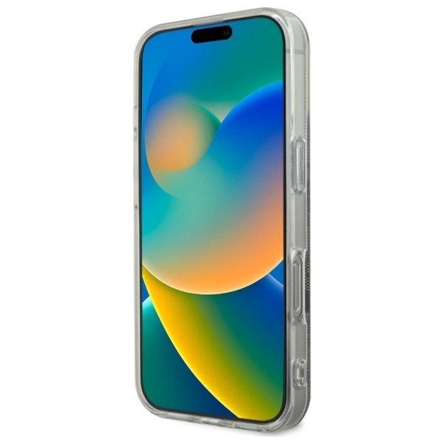 Guess IML 4G MagSafe case for iPhone 16 Pro - brown 3