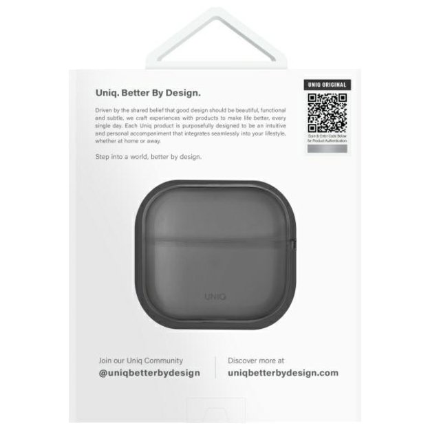 Uniq Glase AirPods 4 Case - Semi-Transparent 2
