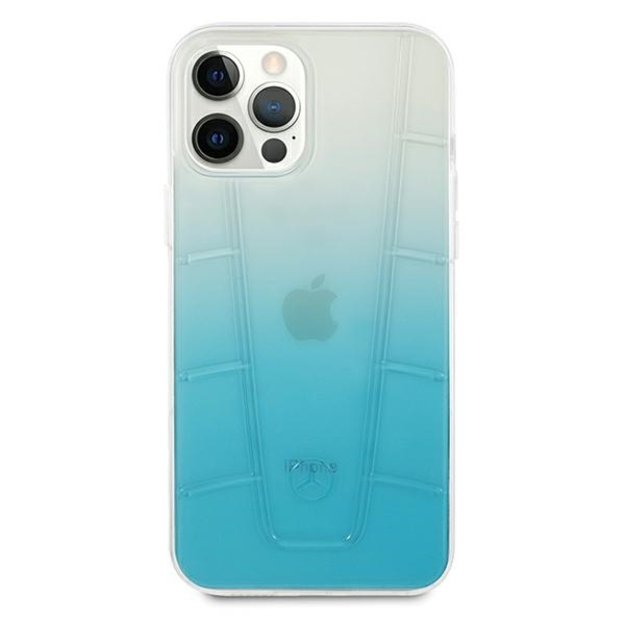 Mercedes MEHCP12MCLGBL iPhone 12/12 Pro 6,1  niebieski/blue hardcase Transparent Line 2