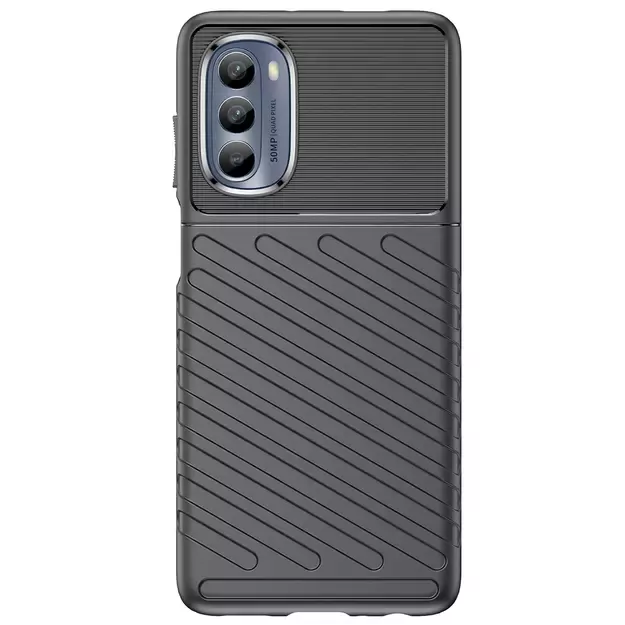 Thunder Case for Motorola Moto G62 5G silicone armor case black 7