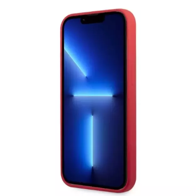 Karl Lagerfeld KLHCP13LSLMP1R iPhone 13 Pro / 13 6.1&quot  hardcase red/red Silicone Plaque 11