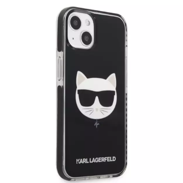 Karl Lagerfeld KLHCP13STPECK iPhone 13 mini 5.4&quot  hardcase black/black Choupette Head 3