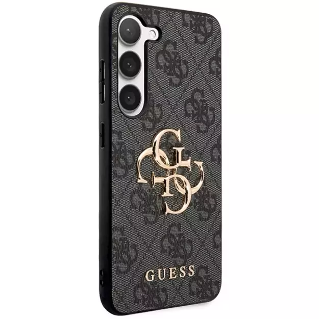 Guess GUHCS23S4GMGGR S23 S911 grey/grey hardcase 4G Big Metal Logo 3