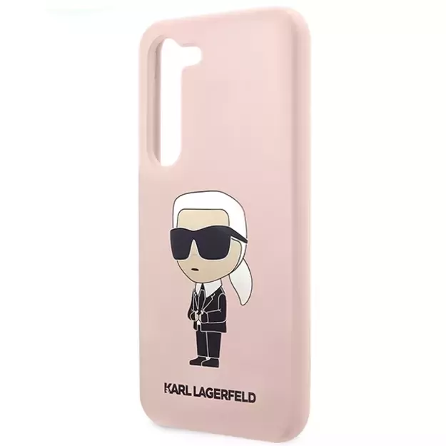 Karl Lagerfeld KLHCS23MSNIKBCP S23+ S916 hardcase pink/pink Silicone Ikonik 12