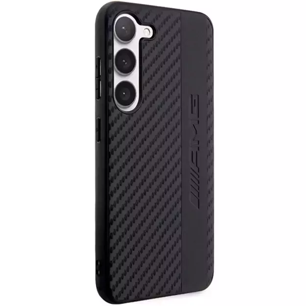 AMG AMHCS23MBLSCA S23+ S916 black/black hardcase Carbon Stripe&amp Embossed 3