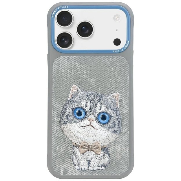 Nimmy Big Eyed Pet 2.0 Cat Case for iPhone 17 - Gray