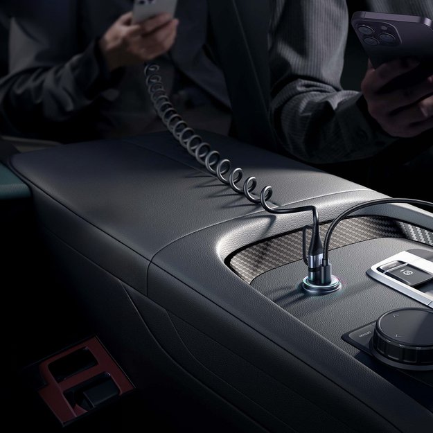 Joyroom JR-CCN04 60W USB-A USB-C mini charger - black 7