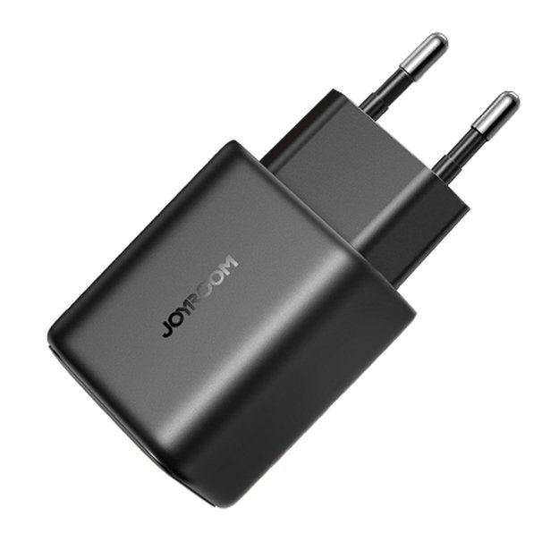 Joyroom JR-TCF23 network charger USB-C 25W SFC / PPS / PD - black + USB-C / USB-C cable 1m 3