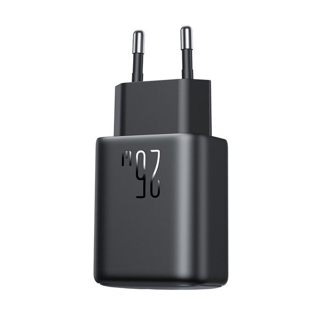 Joyroom JR-TCF23 network charger USB-C 25W SFC / PPS / PD - black + USB-C / USB-C cable 1m 7