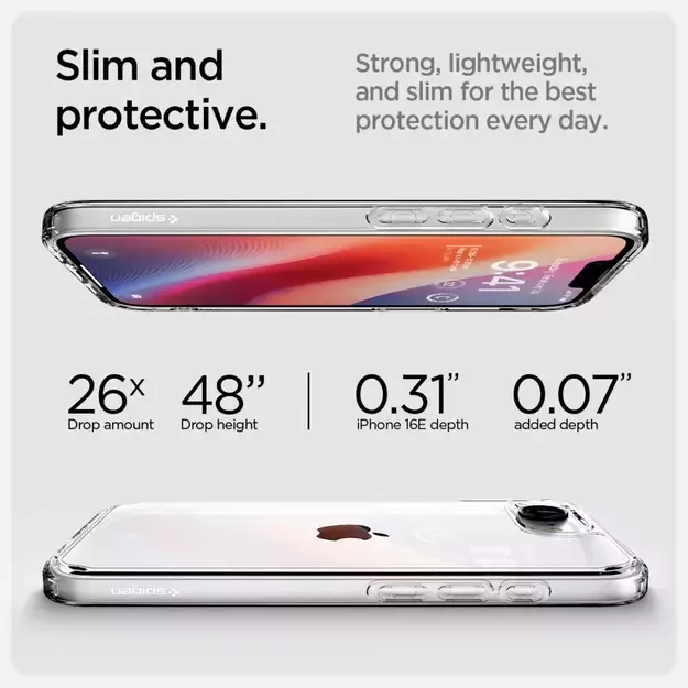 Spigen Ultra Hybrid iPhone 16e Case - Clear 26