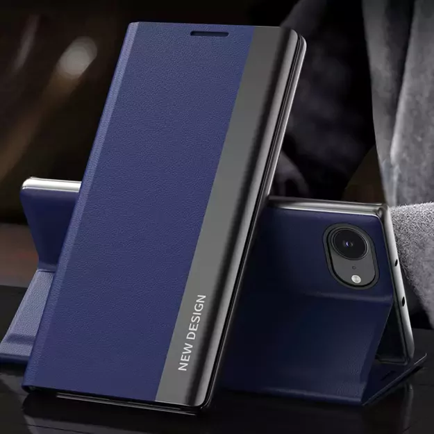 Sleep Case Pro for iPhone 16e with Flip and Stand - Blue 2