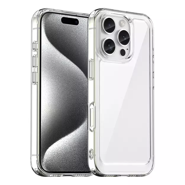 Outer Space Case for iPhone 16e Flexible Frame Cover - Clear