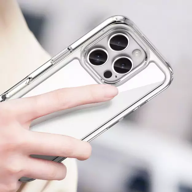 Outer Space Case for iPhone 16e Flexible Frame Cover - Clear 4