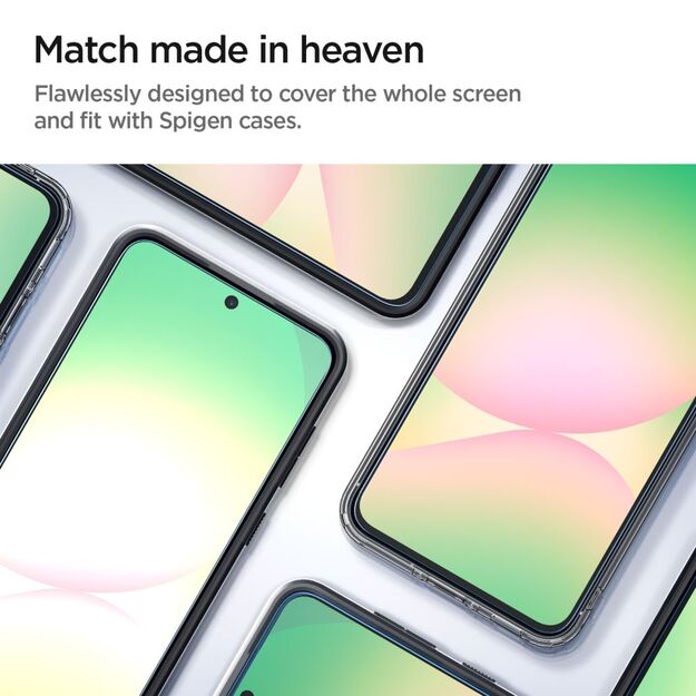 Spigen Glas.tR EZ Fit Tempered Glass for Samsung Galaxy S24 FE (2 pcs.) 11
