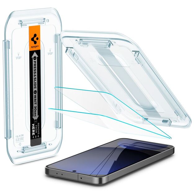 Spigen Glas.tR EZ Fit Tempered Glass for Samsung Galaxy S24 FE (2 pcs.) 2
