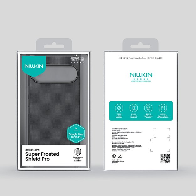 Nillkin Super Frosted Shield Pro Case for Google Pixel 10/10 Pro - Black 18