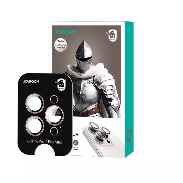 Joyroom JR-MFY0261 Glass Screen Protector for iPhone 16 Pro/16 Pro Max Lenses - Silver 2