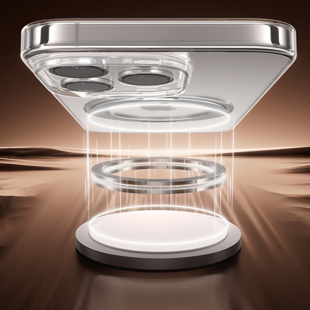 Joyroom JR-16JL6 iPhone 16 Pro Max Ultra-Thin MagSafe Compatible Case with 360&deg; Ring Stand - Black 2