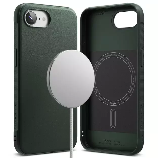 Ringke Onyx Magnetic Magsafe iPhone 16e Case - Green 6