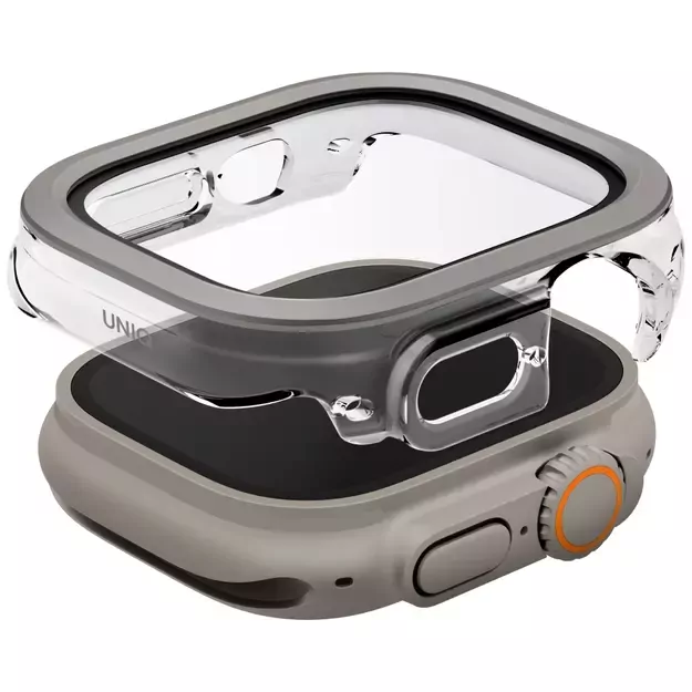 Uniq Voute case with tempered glass for Apple Watch Ultra 49 mm - silver 5