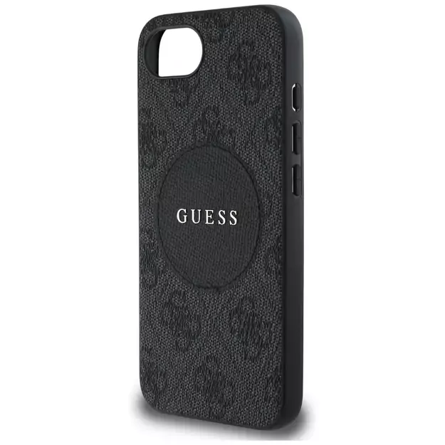 Guess 4G Circle Classic Logo MagSafe case for iPhone 16e - black 5