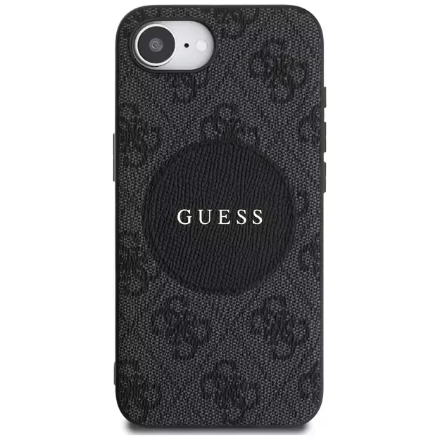 Guess 4G Circle Classic Logo MagSafe case for iPhone 16e - black 2