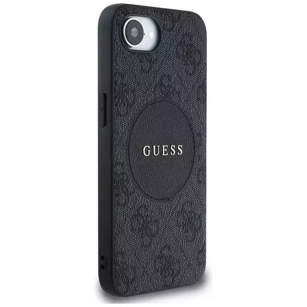 Guess 4G Circle Classic Logo MagSafe case for iPhone 16e - black 3