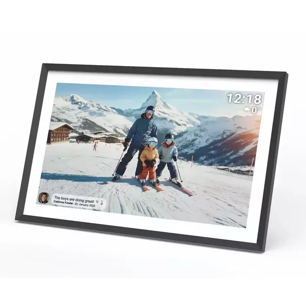 Denver Frameo PFF-1081 10.1&quot  Digital Frame - Black