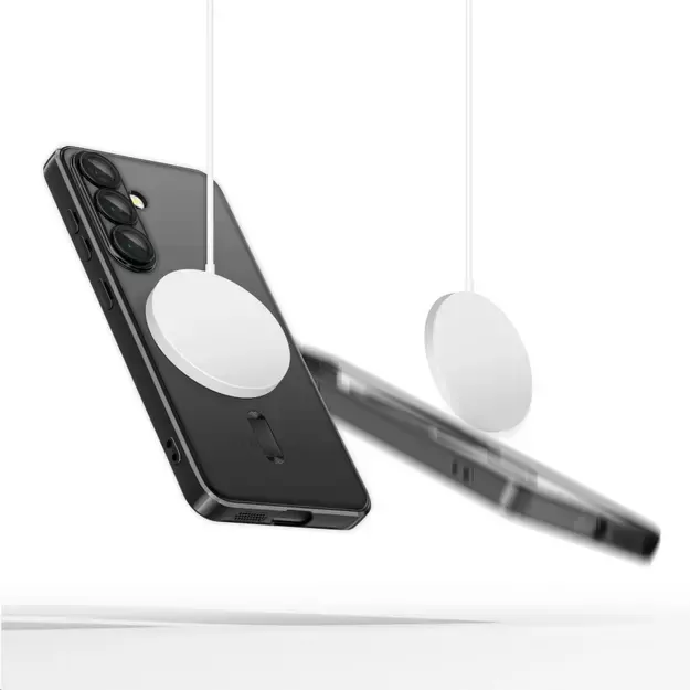 Tech-Protect MagFlex MagSafe Case for Samsung Galaxy A26 5G - Clear Black 3