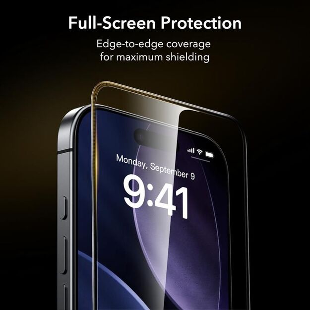 ESR UltraFit Armorite Pro Tempered Glass for iPhone 16 Pro / 17 - Transparent 8