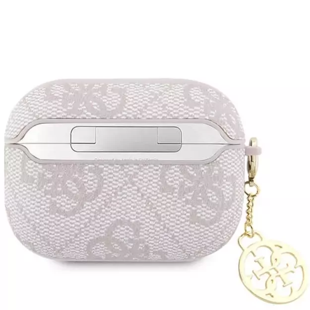 Guess GUAP2G4GSMP AirPods Pro 2 cover pink/pink 4G Charm Collection 1