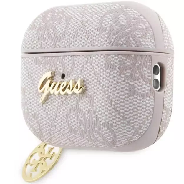 Guess GUAP2G4GSMP AirPods Pro 2 cover pink/pink 4G Charm Collection 2