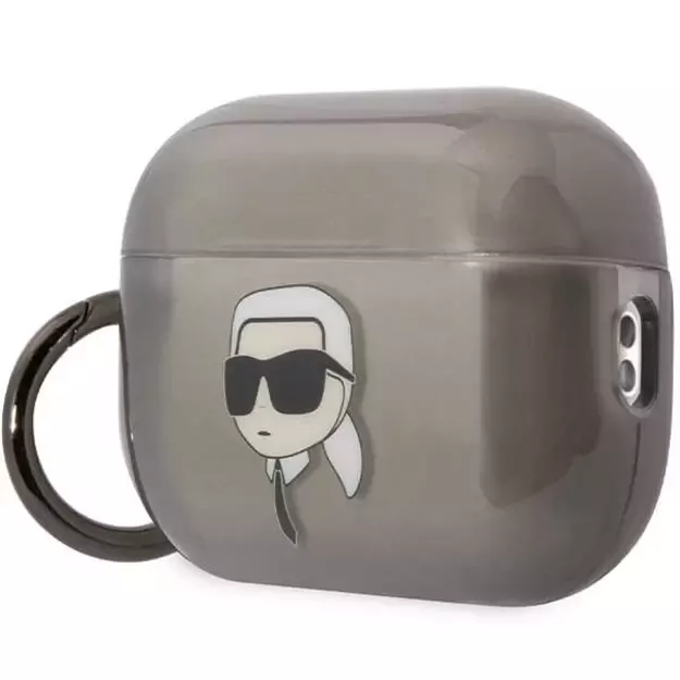 Karl Lagerfeld KKLAP2HNIKTCK Airpods Pro 2 cover black/black Ikonik Karl Lagerfeld 2