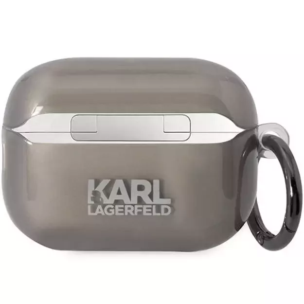 Karl Lagerfeld KKLAP2HNIKTCK Airpods Pro 2 cover black/black Ikonik Karl Lagerfeld 1