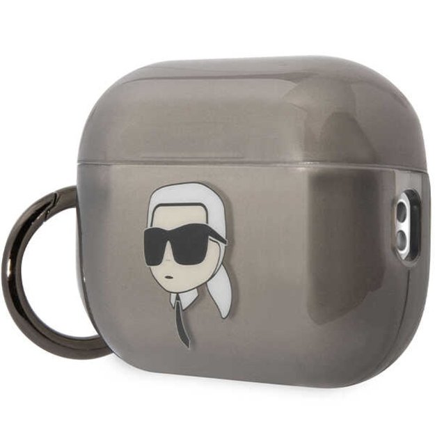 Karl Lagerfeld KKLAP2HNIKTCK Airpods Pro 2 cover black/black Ikonik Karl Lagerfeld 5
