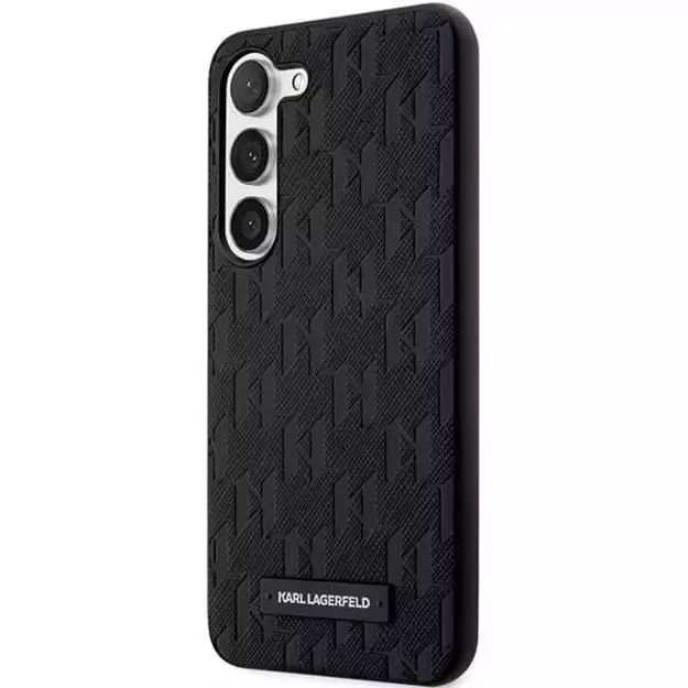 Karl Lagerfeld KLHCS23MSAKLHPK S23+ S916 hardcase black/black Saffiano Mono Metal Logo 8