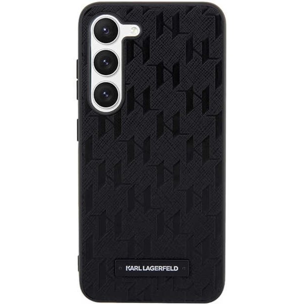 Karl Lagerfeld KLHCS23MSAKLHPK S23+ S916 hardcase black/black Saffiano Mono Metal Logo 2
