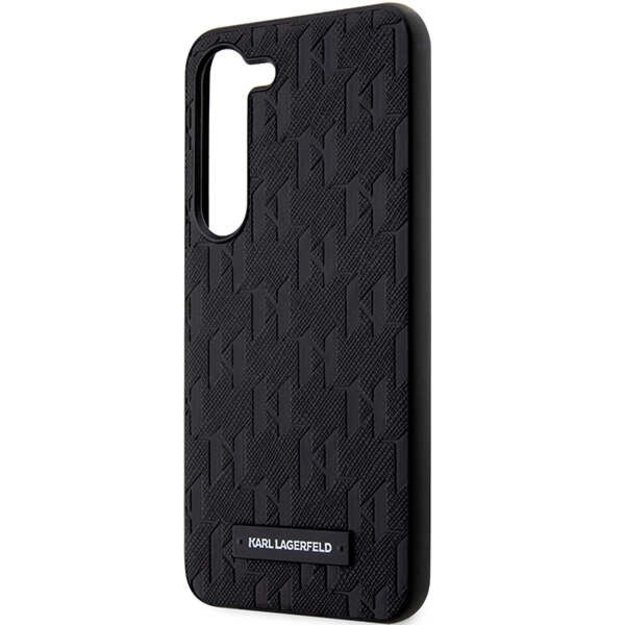 Karl Lagerfeld KLHCS23MSAKLHPK S23+ S916 hardcase black/black Saffiano Mono Metal Logo 5