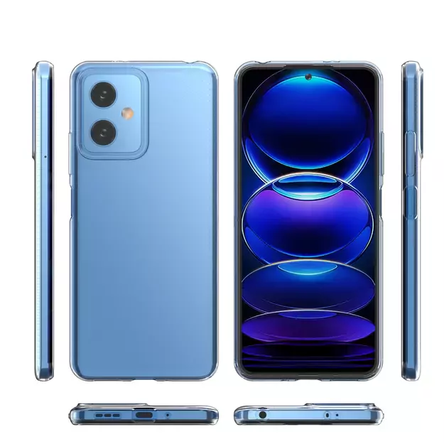 Ultra Clear 0.5mm Case Xiaomi Poco X5 5G / Redmi Note 12 5G Thin Cover Transparent 3