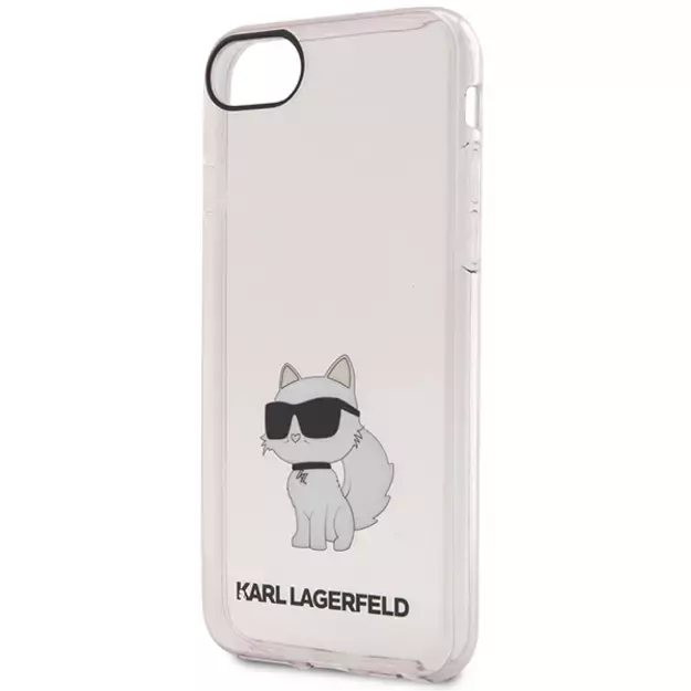 Karl Lagerfeld KLHCI8HNCHTCP iPhone 7/8/ SE 2020 / SE 2022 pink/pink hardcase Ikonik Choupette 2