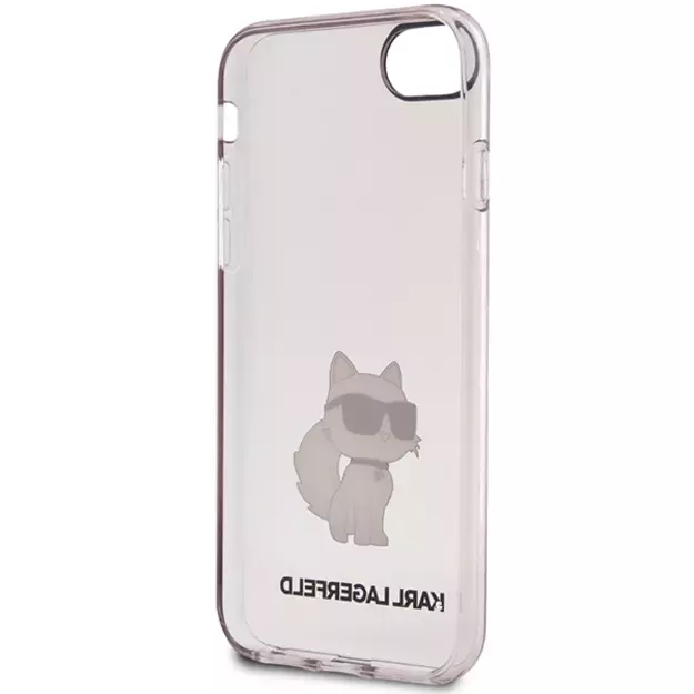 Karl Lagerfeld KLHCI8HNCHTCP iPhone 7/8/ SE 2020 / SE 2022 pink/pink hardcase Ikonik Choupette 3