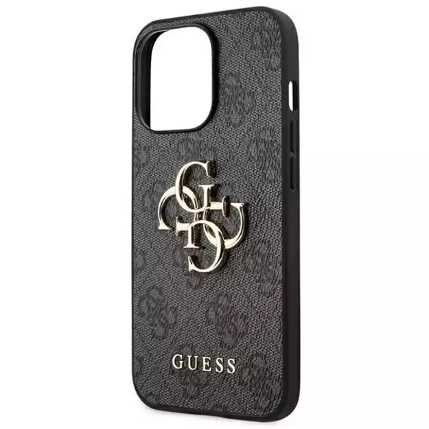 Guess GUHCP14X4GMGGR iPhone 14 Pro Max 6,7  szary/grey hardcase 4G Big Metal Logo 5